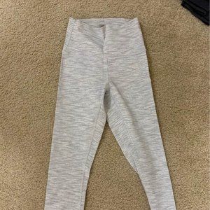 Lululemon Wunder Under Heathered Gray Leggings